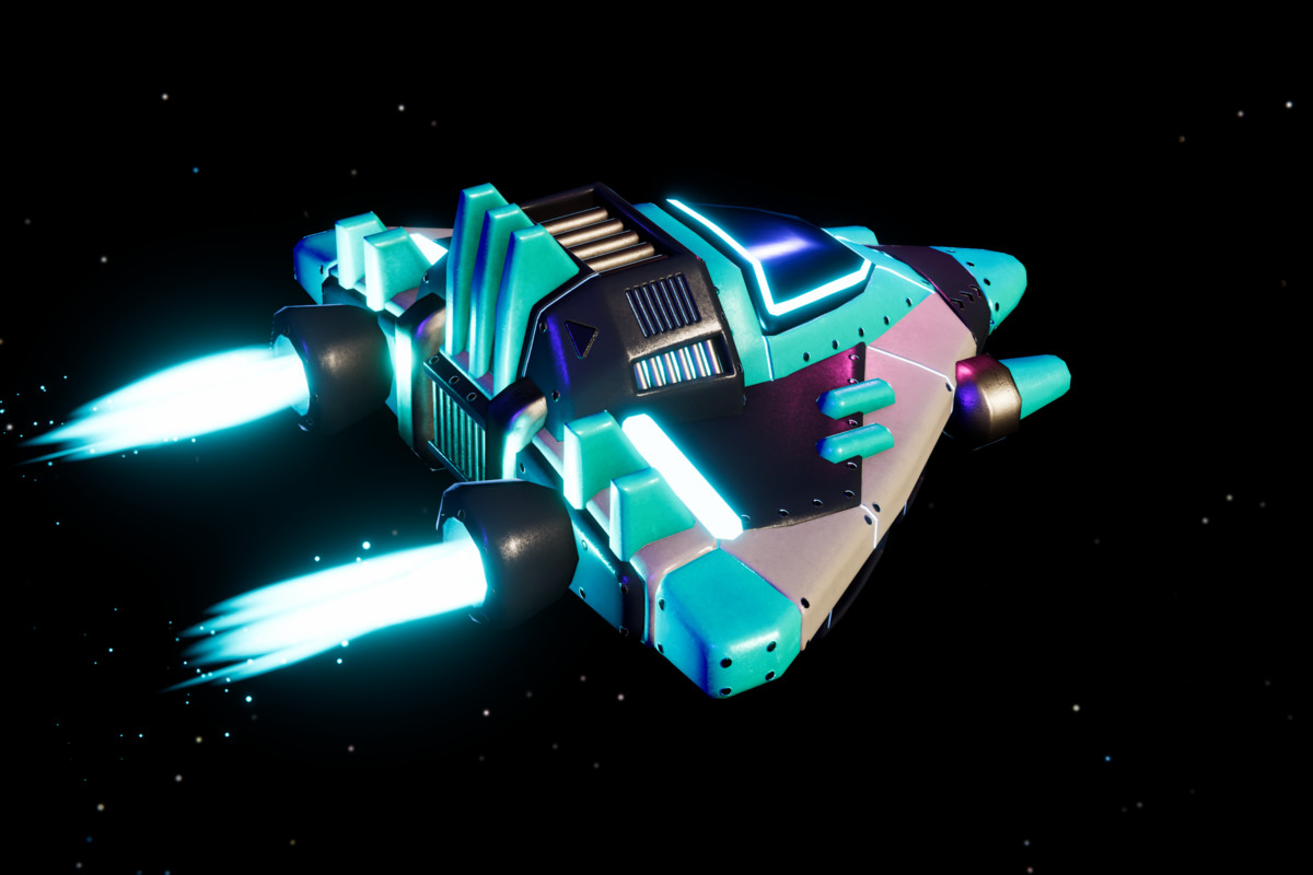Stylized Spaceship Collection (4 Ships)