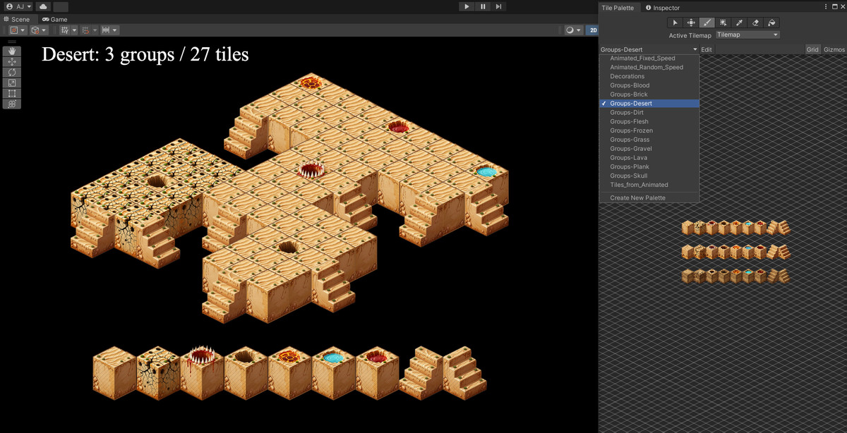 1000+ 2D Isometric Tiles, Decorations & Animated Terrains