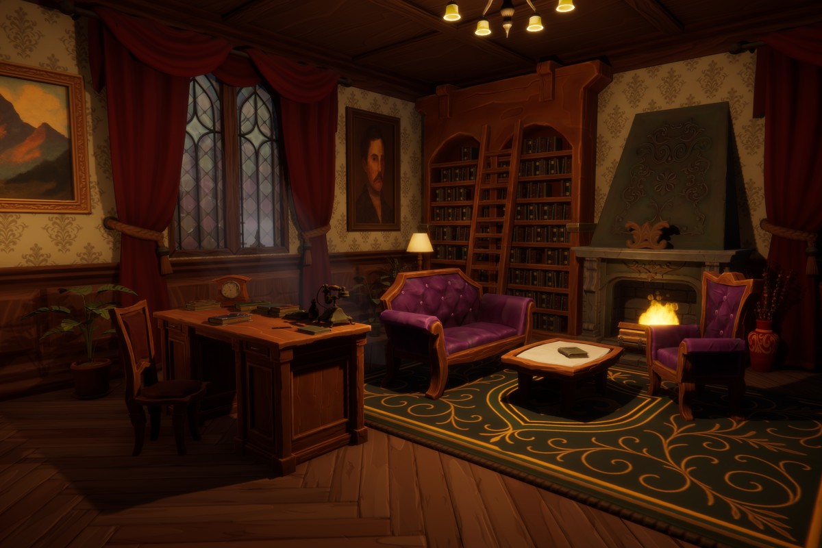 Stylized Victorian Mansion