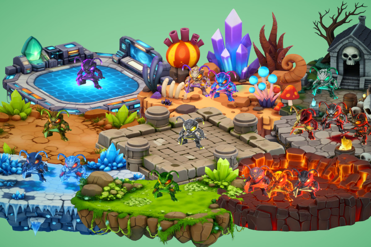 Fantasy Monster Evolution Pack 22-23–24 – Game Ready Creatures | PixeliusVita