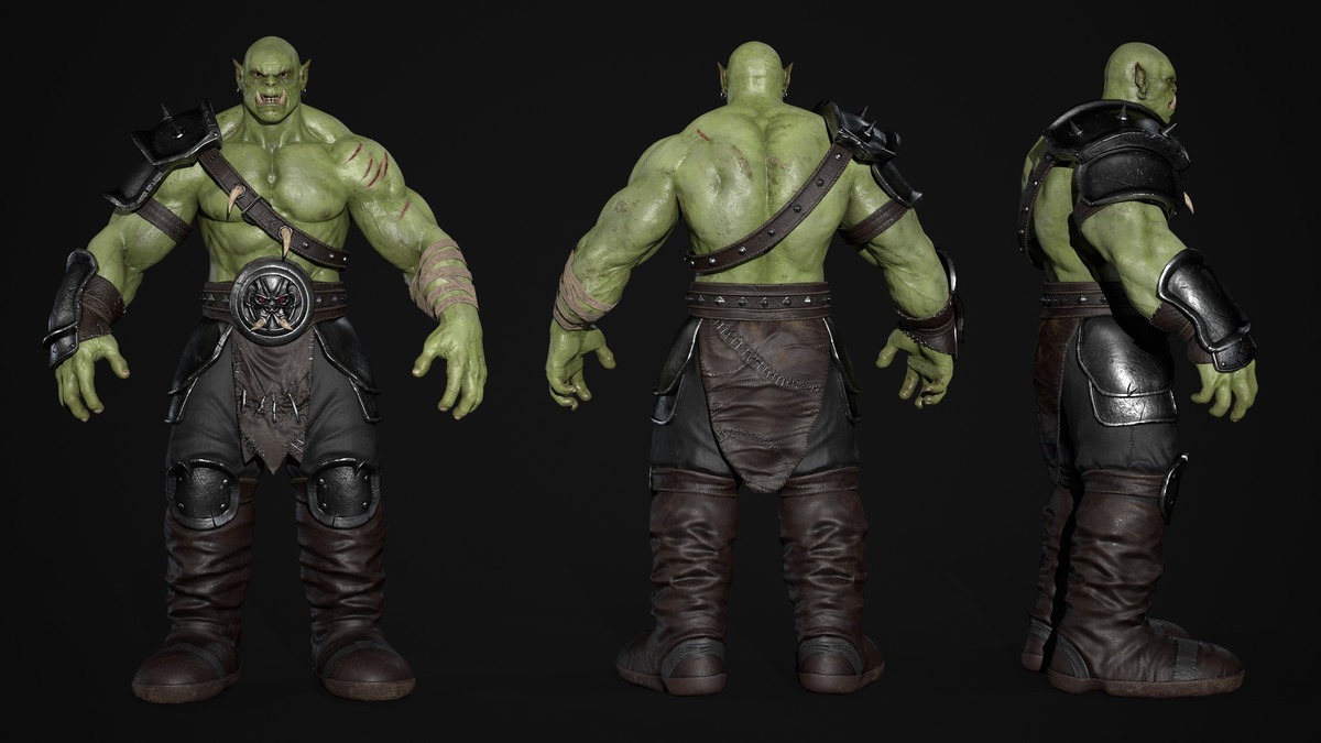 Realistic Orc Character