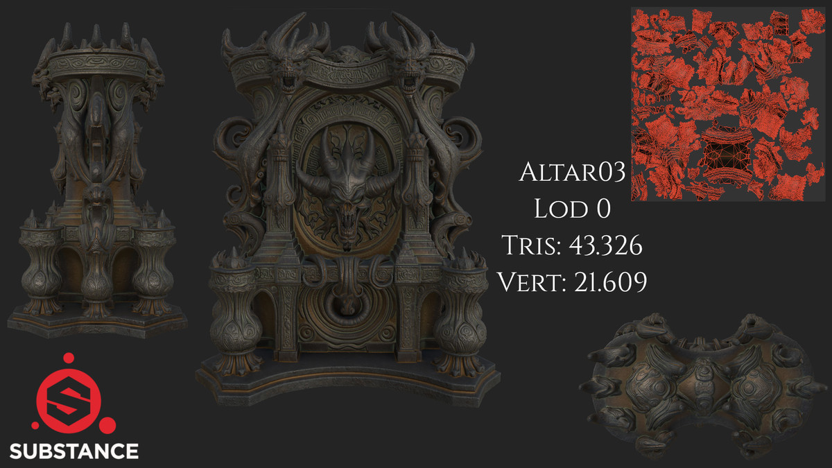 5 Dark Fantasy Altars