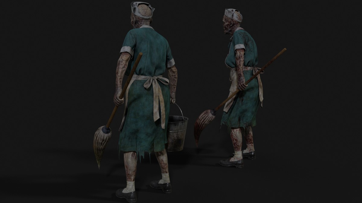 Hospital Janitor — Zombie Hospital Collection