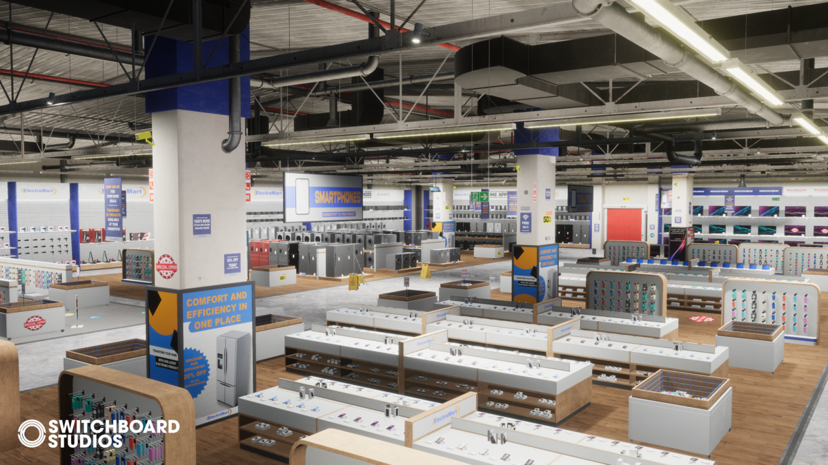 Electronics Mega Store Modular Environment