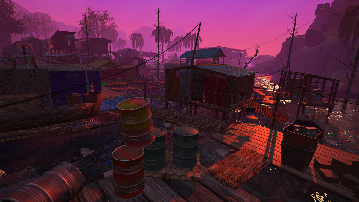 South Pacific Island - Map