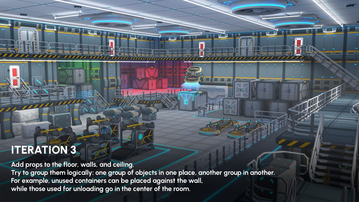 Sci-Fi Props - Low Poly 3D Models Pack