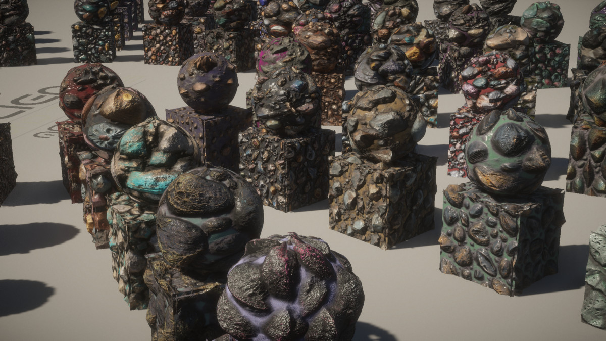 Alien Ground Materials - Pebbles