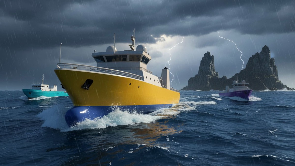 Ships Pack 3 In 1 - Low Poly Marine Supply - Ship Collection