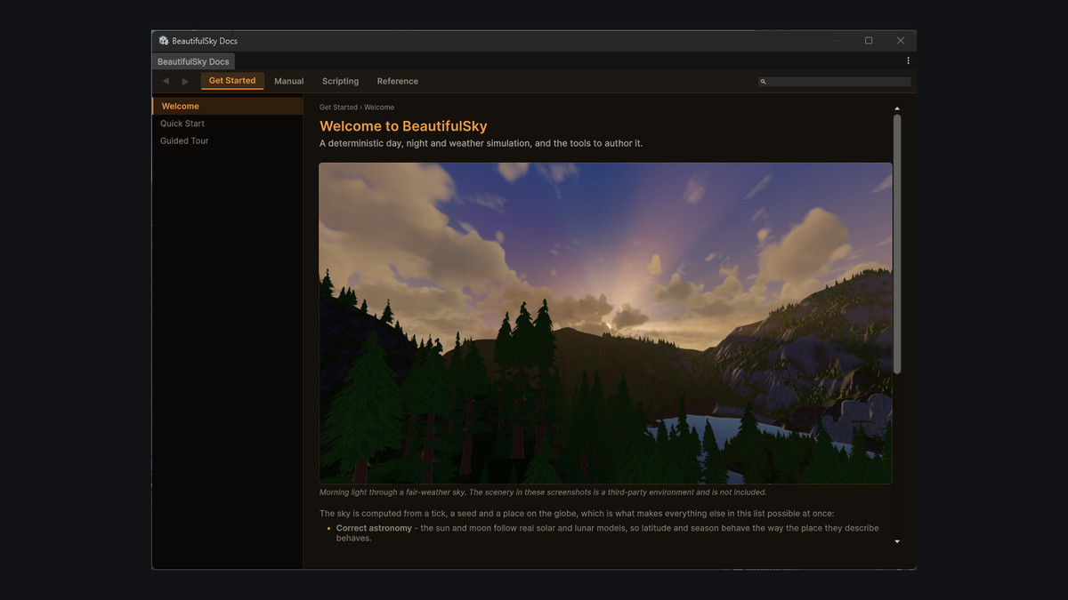 Beautiful Sky - Sky, Weather & Day-Night System