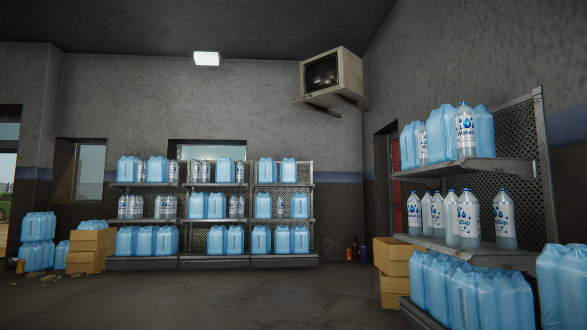 Realistic Modern Roadside Convenience Store Asset Package