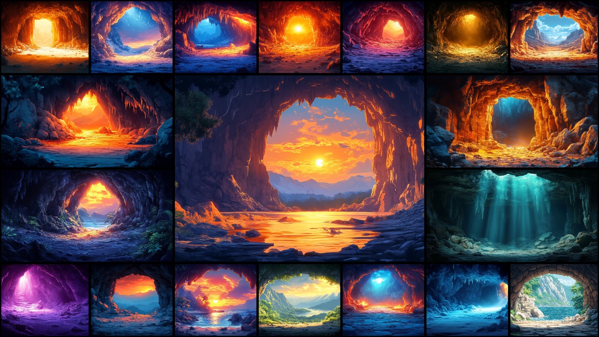 2D Backgrounds Huge Pack