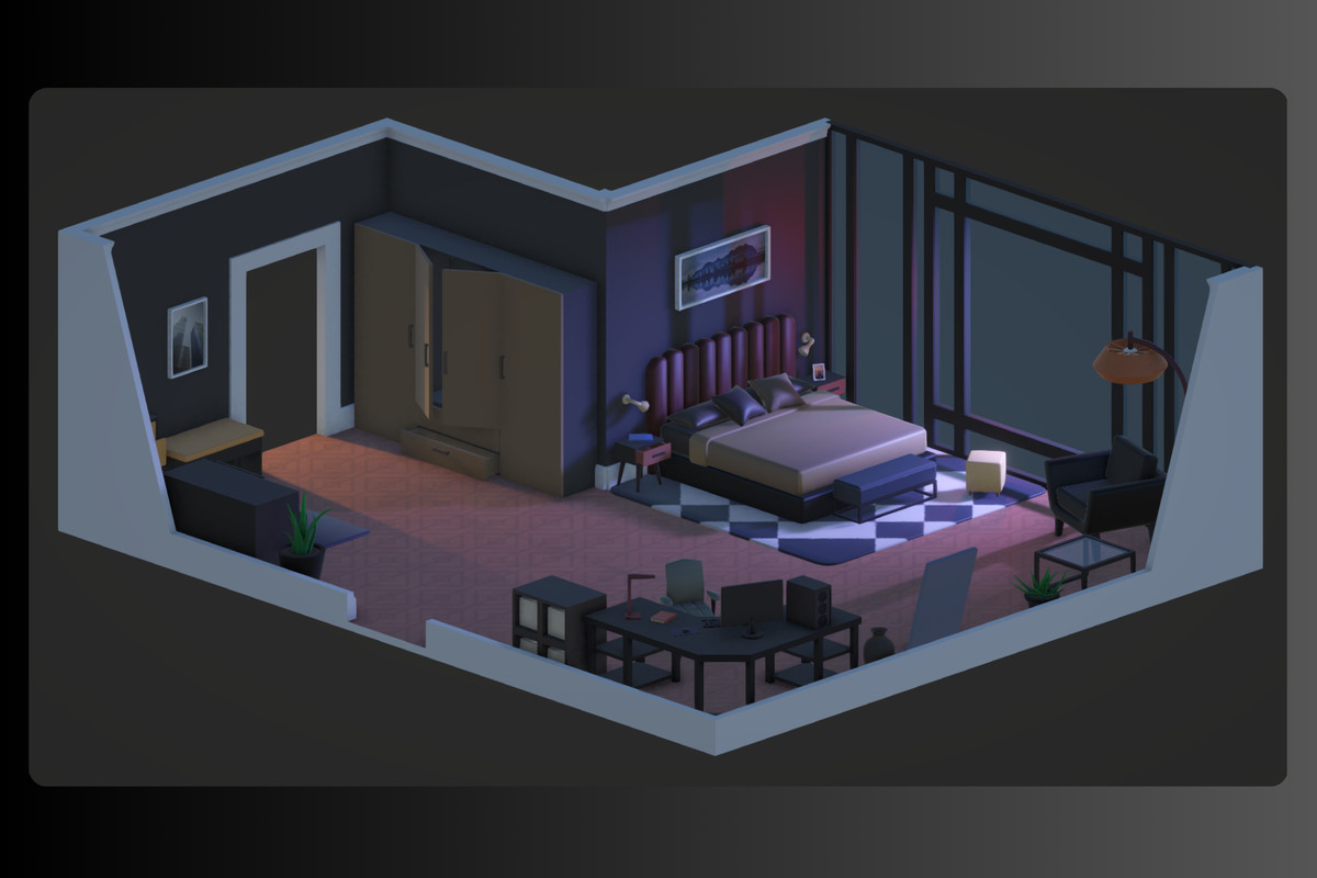 Low Poly Interior Houses – Modular Home Assets Pack