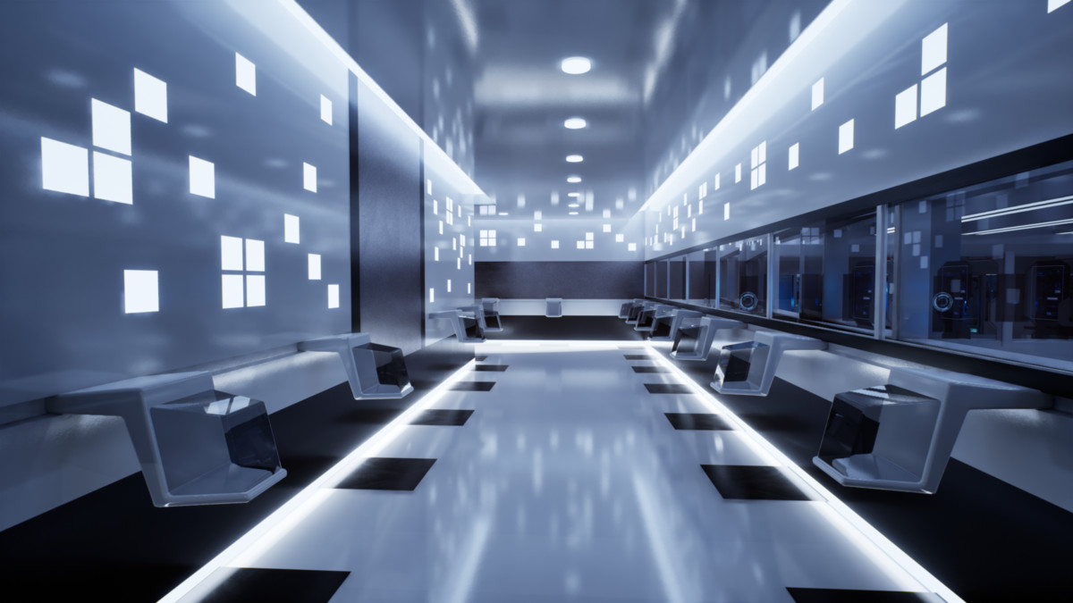 Futuristic Environment Kit Vol.3 – Sci-Fi Armory Facility