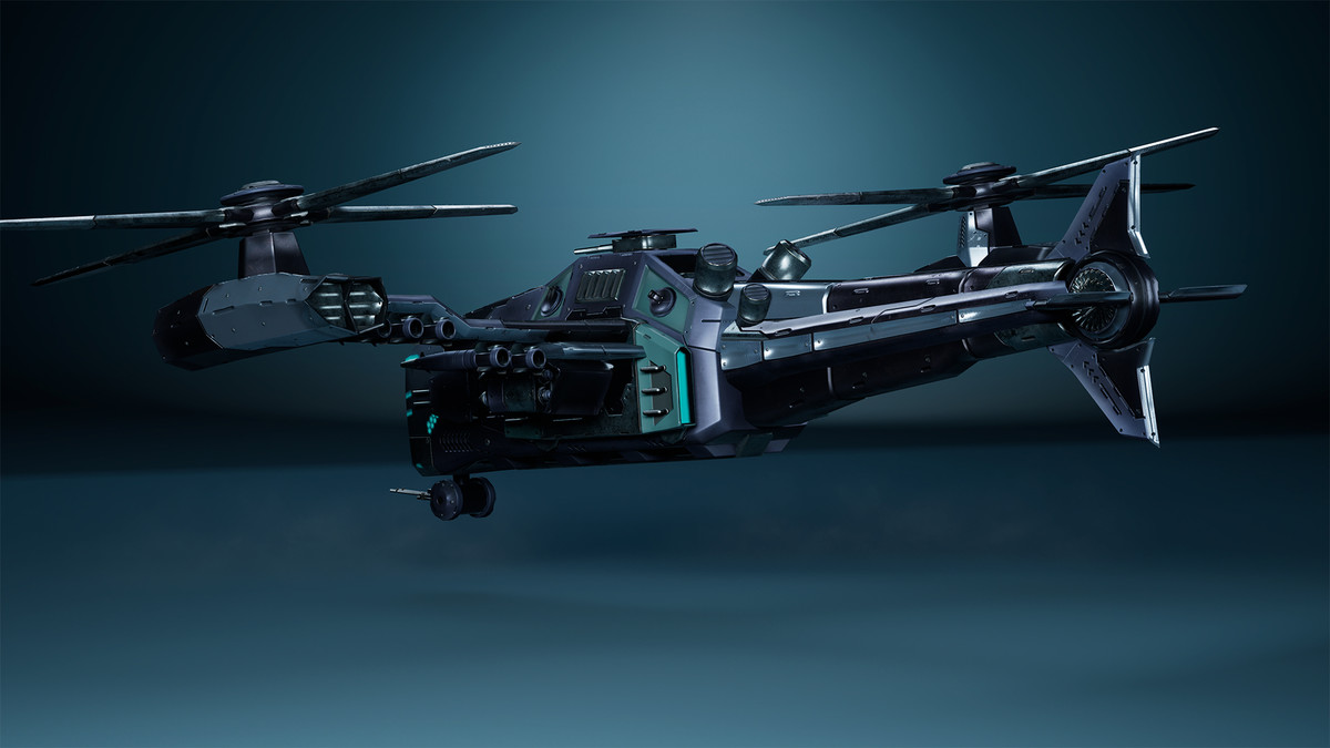 Sci-Fi Transport - Military Helicopter