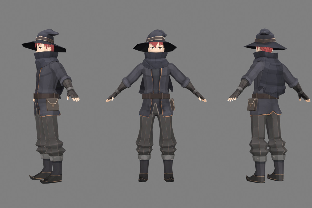 Stylized Mage Pack – Low Poly Characters, Spells, Animations & VFX
