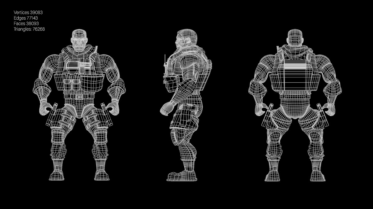 Modular Military & Cyborg Customization System (URP)
