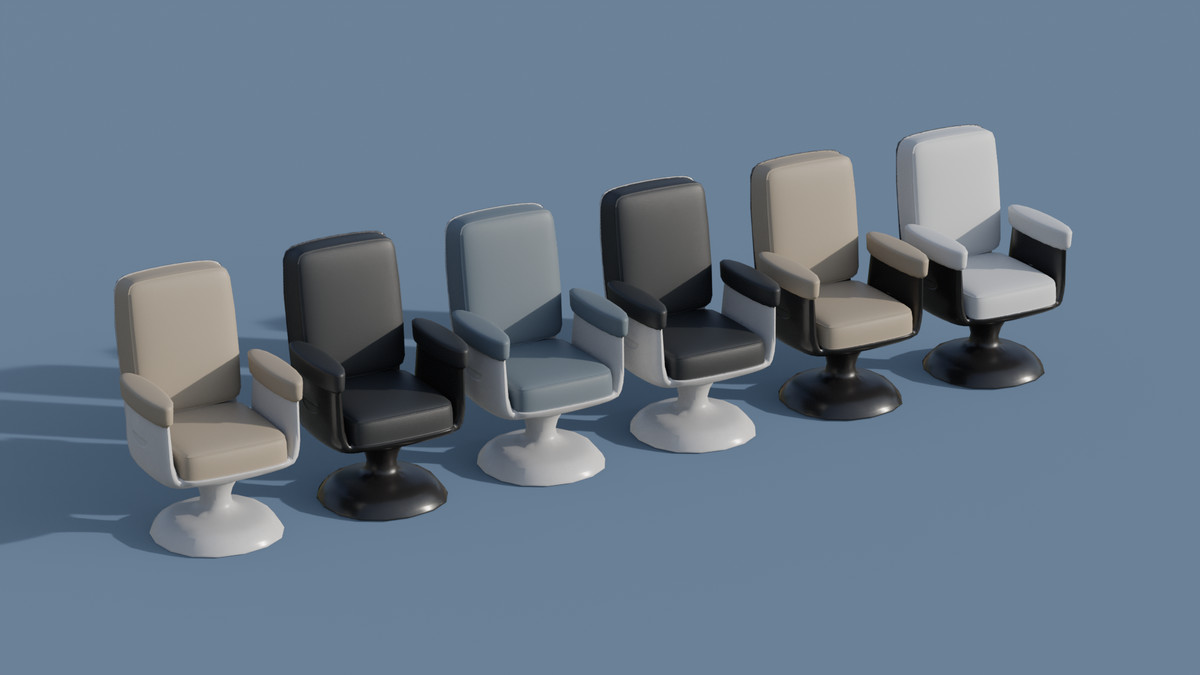 Stylized Modern Chairs Pack