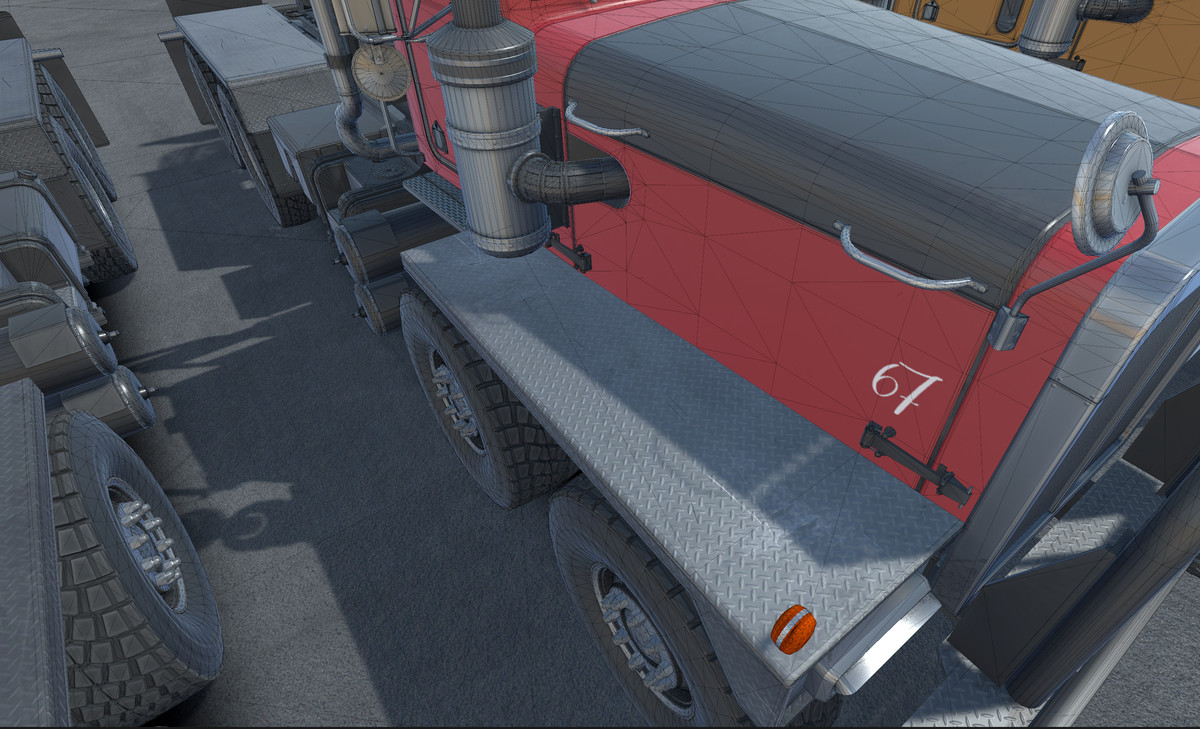 Twinsteer heavy truck