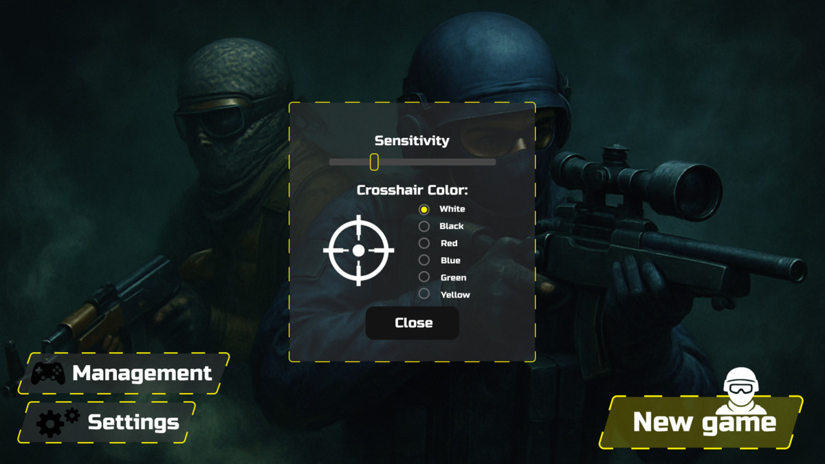 2D Gui Shooter + Icons