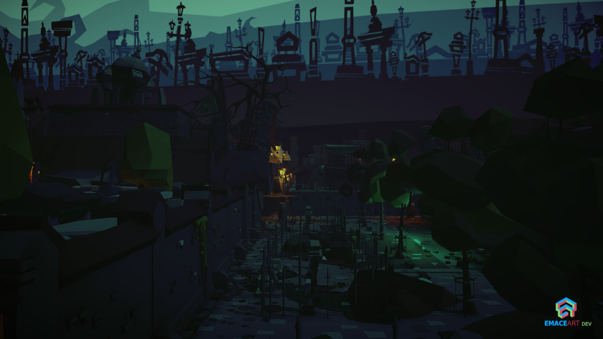 NecroPOLY - Low Poly Cemetery Kit — FREE - Dark Corners
