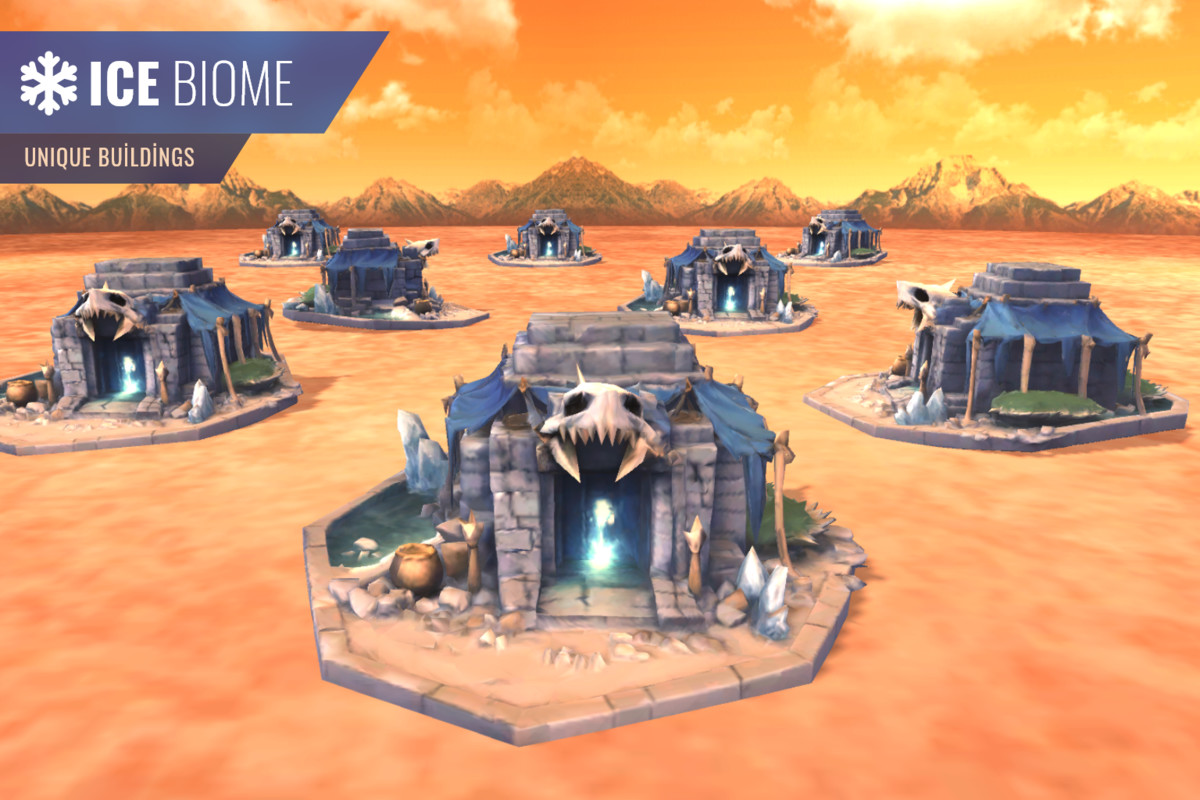 Stylized Building Pack – Multi Biome (LOD, Optimized, Atlas)