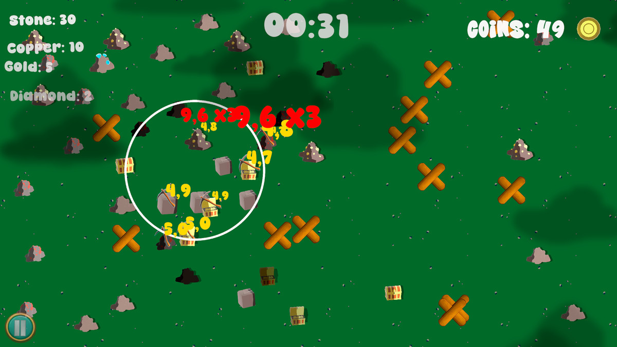 Incremental Node Mining 2D Template Full Game Example
