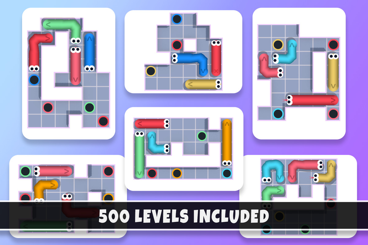 Snake Out | 2D Puzzle Template + Editor