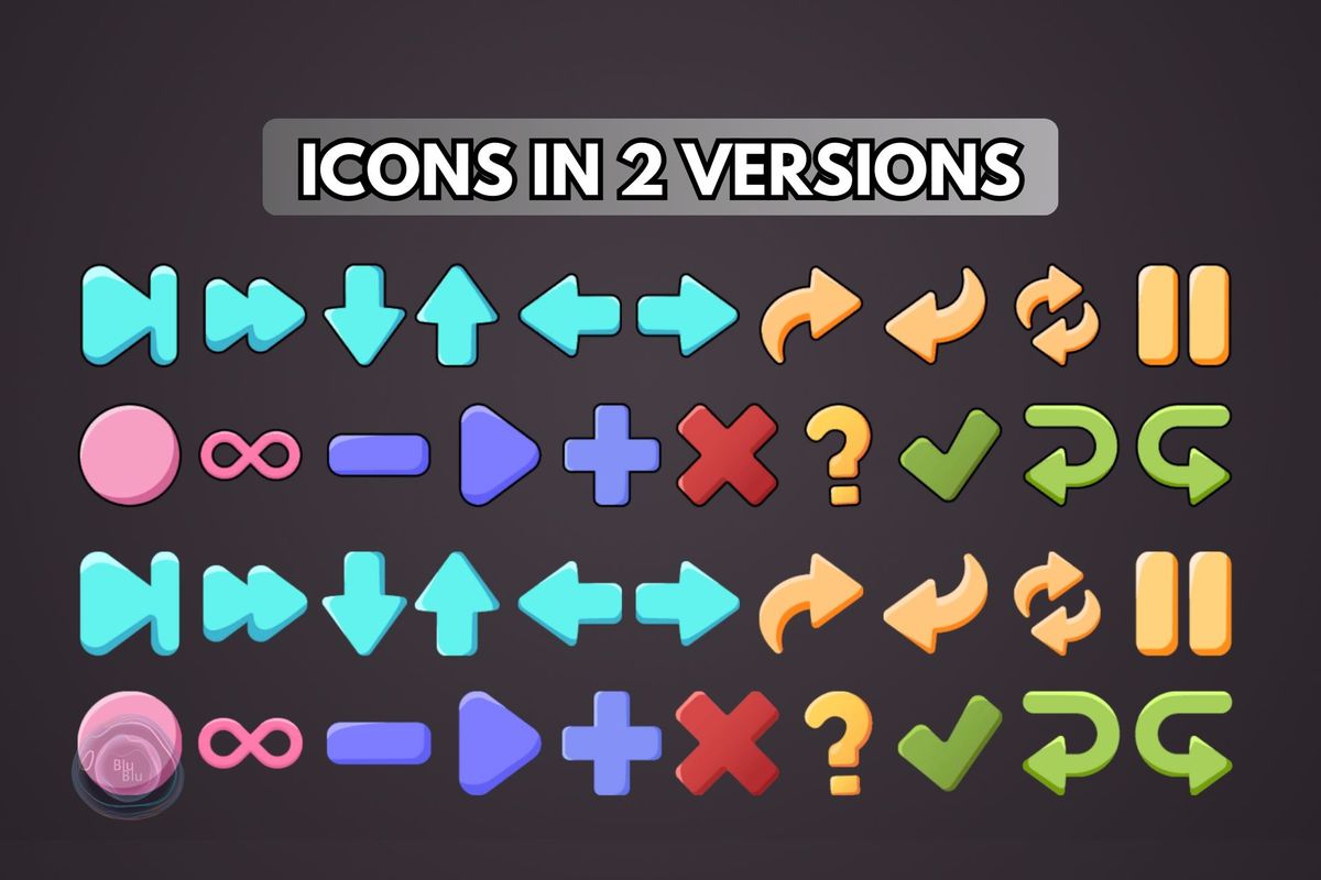 Dark Fantasy GUI + Icons Bundle + PSD GUI files + AI Icons files