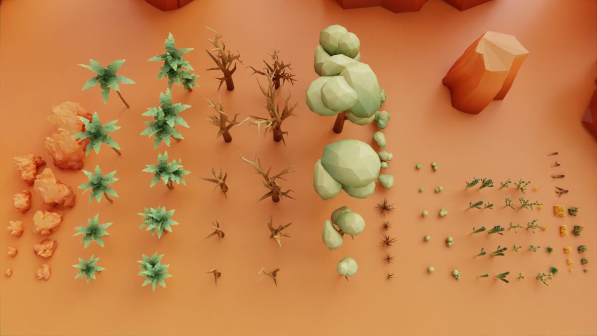 Low Poly Desert by IGS