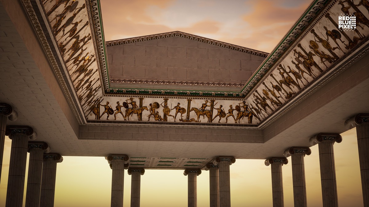 Ancient Greek Parthenon Temple