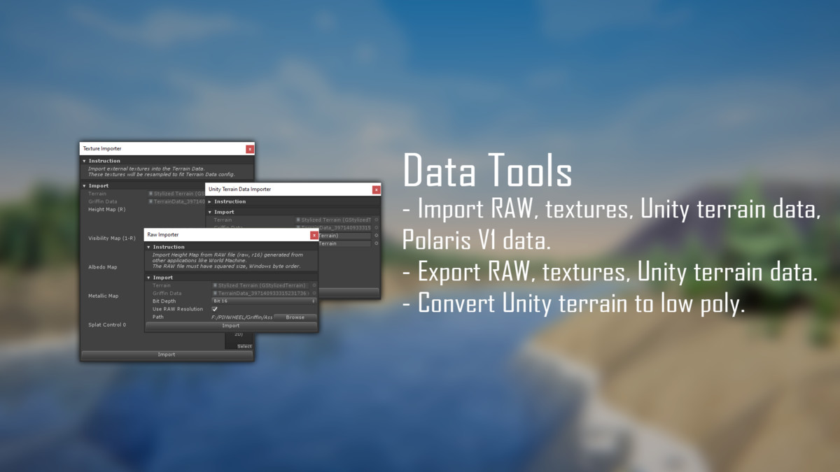 Polaris Highland - Low Poly Terrain Tool