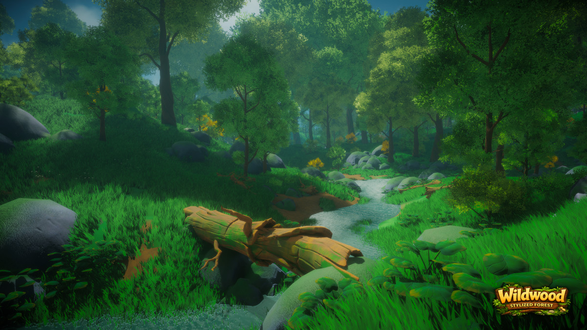 Wildwood: Stylized Forest (Stylized Nature, Stylized Forest, Nature, Biome)