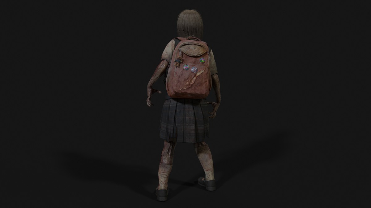 Gradeschooler Girl — American School Zombie Collection
