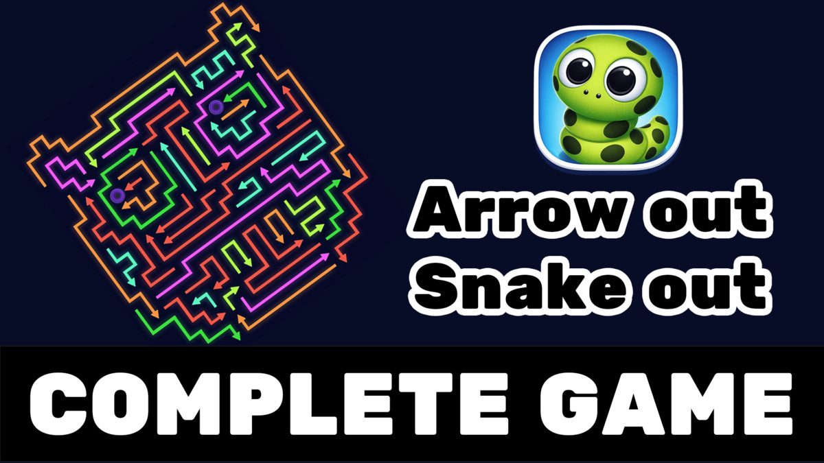 Escape – Arrow & Snake Puzzle | Template + Editor