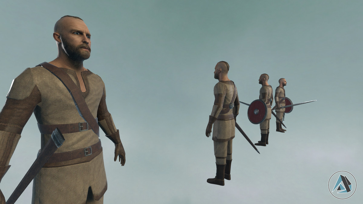 Viking Warrior Character Realistic Medieval Asset Package
