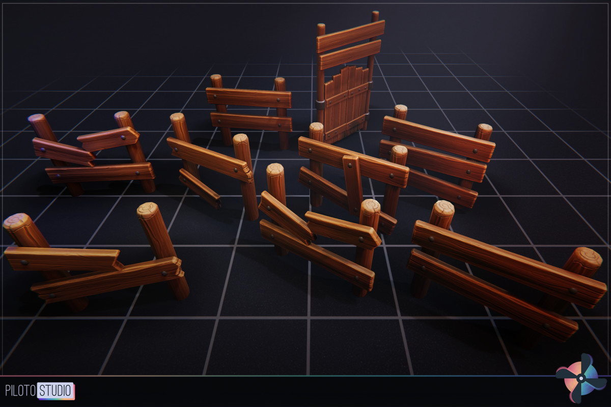 Mega Stylized PBR Environment Pack +500 Assets - Modular Houses, Water Shader