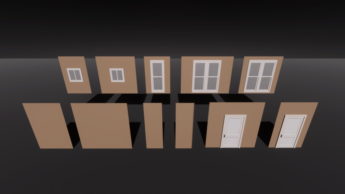 Stylized Modular Bedroom - PBR Interior Kit (URP/Built-In/HDRP)