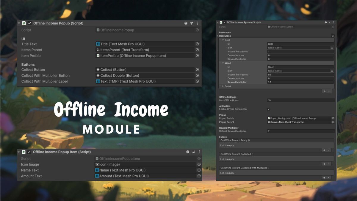 Offline Income Module