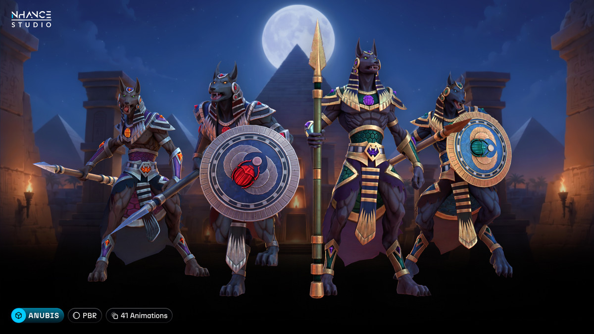 Stylized Fantasy Anubis