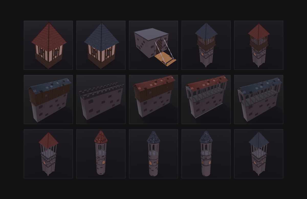 70+ Castle Assets