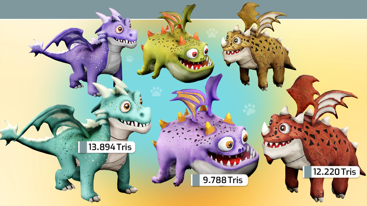Stylized Dragons 1