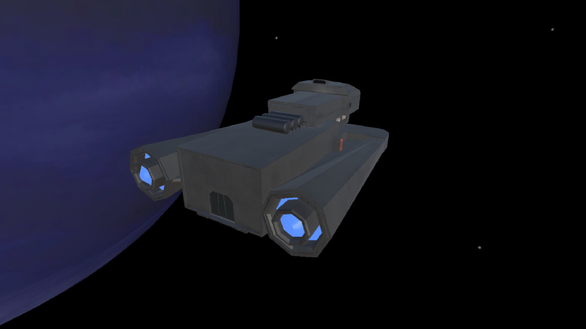 Spaceship With Interior