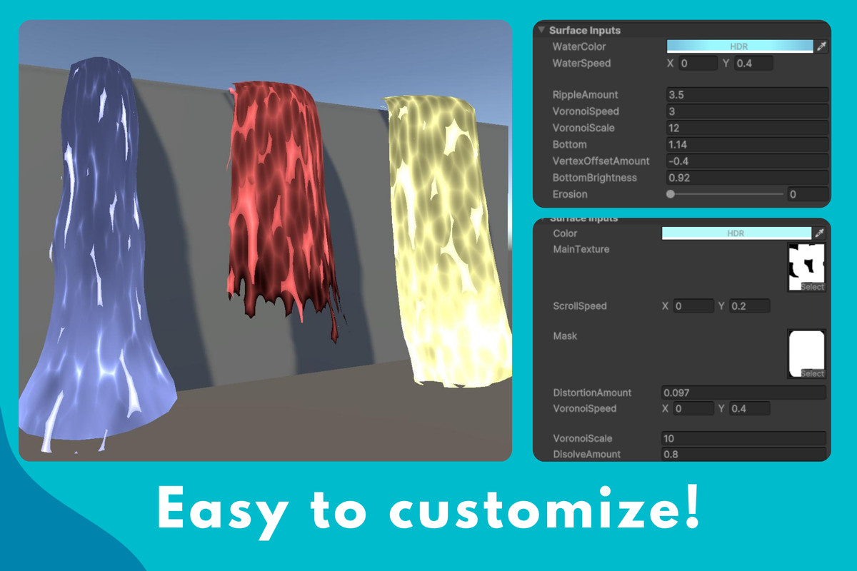 Stylized Waterfall Shader