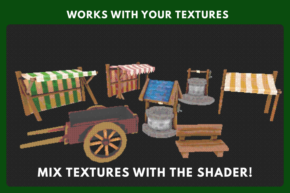 Retro Console Color & Dithering Shader