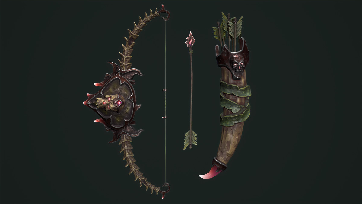 Undead bow quiver arrow