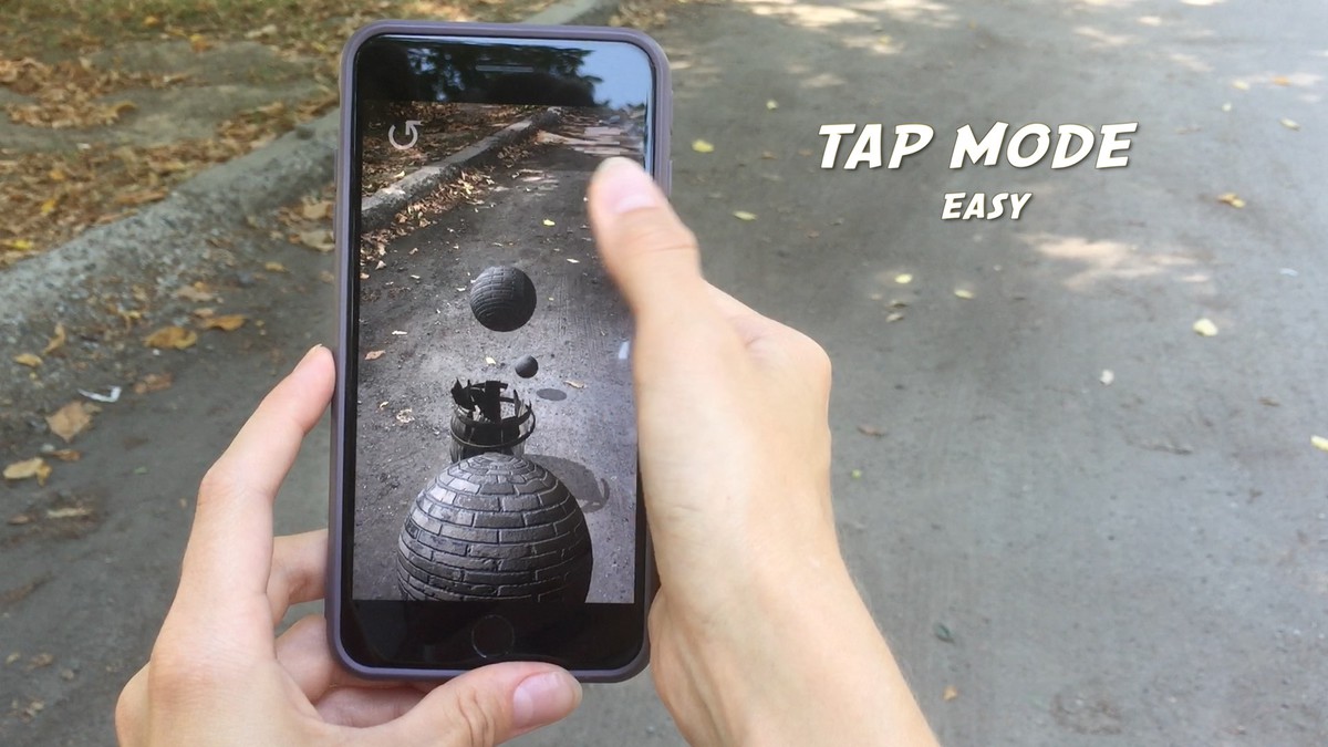 AR Throwing: Augmented Reality — AR Throw Ball, AR Throw Weapon — AR Toss