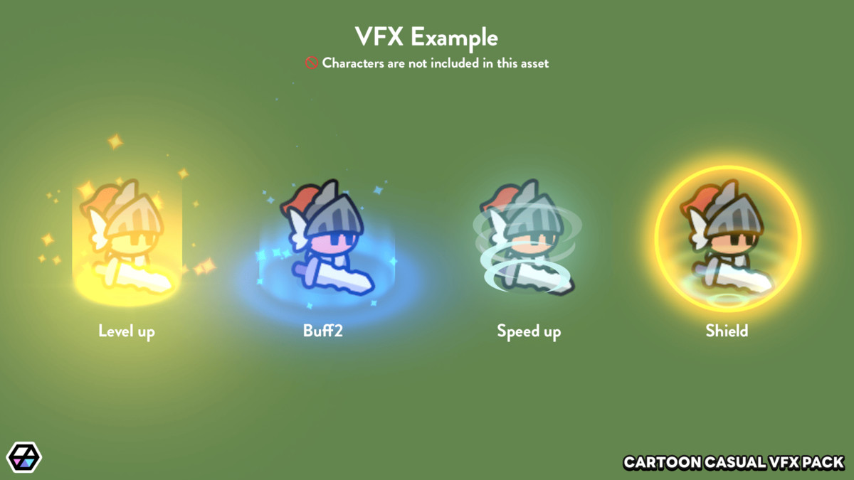 Cartoon Casual VFX Pack