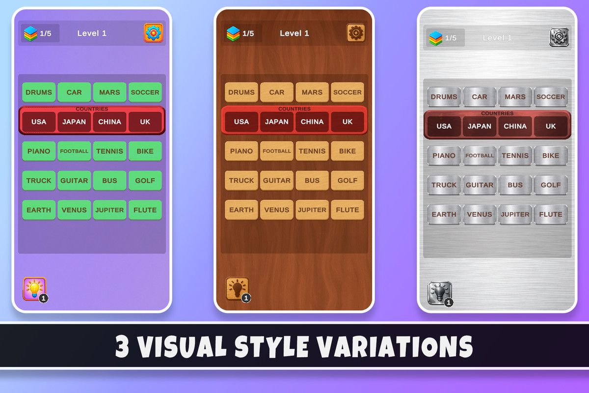 Block Associations | Puzzle Template + Editor