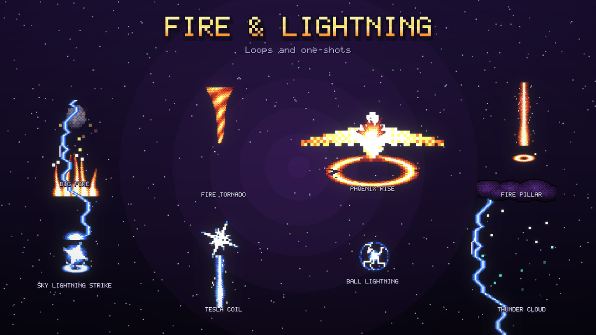 Pixel VFX Mega Pack — 1000 Pixel Art Effects