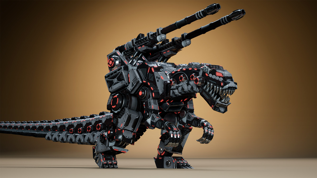 Sci-Fi Dino Gunner